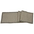 Artisan Hand Loomed Cotton Table Runner - Gray with Yellow Stitching - 18"x96" - ARCADIA HOME